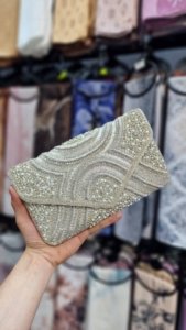 pochette argenté